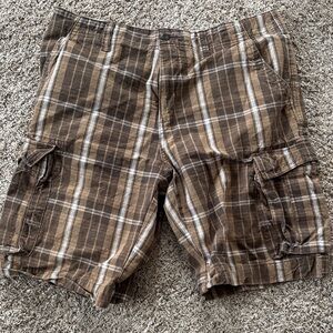 Vintage Y2K Plad Heavy Cotton Old Navy 36 Men’s Cargo Shorts